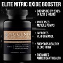 Nugenix Nitric Oxide Booster Supplement - L-Arginine, L-Citrulline, Beet Extract, Pine Bark Extract - Vasodilator - 100 Capsules