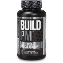 Build PM Night Time Muscle Builder & Sleep Aid - Post Workout Recovery & Sleep Support Supplement w/VitaCherry Tart Cherry, Ashwagandha, Melatonin, More - 60 Natural Veggie Pills