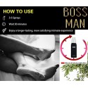 Boss Man Delay Spray Desensitizing for Men Clinically Proven to Help You Last Longer in Bed - Better Torque & Maximized Sensation + Man's Extended & Prolonged Climax