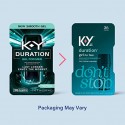 Duration Gel for Men, K-Y Male Genital Desensitizer Numbing Gel to Last Longer, 0.16 fl oz, 36 Pumps, Made with Benzocaine to Help Men Last Longer in Bed, (Packaging May Vary)