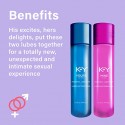 Lubricant for Him and Her, K-Y Yours & Mine Couples Lubricant, 3 fl oz, Couples Personal Lubricant and Intimate Gel, Sex Lube for Women, Men and Couples, Clear