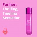 Lubricant for Him and Her, K-Y Yours & Mine Couples Lubricant, 3 fl oz, Couples Personal Lubricant and Intimate Gel, Sex Lube for Women, Men and Couples, Clear