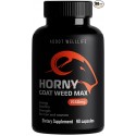 Horny Goat Weed for Men, Women 90 caps- Natural Energy, Performance Support Supplements - 1560mg per Serving - Maximum Strength with Maca, Tongkat Ali Root, Saw Palmetto, Panax Ginseng and Others