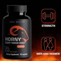 Horny Goat Weed for Men, Women 90 caps- Natural Energy, Performance Support Supplements - 1560mg per Serving - Maximum Strength with Maca, Tongkat Ali Root, Saw Palmetto, Panax Ginseng and Others