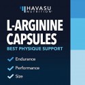 HAVASU NUTRITION L Arginine Male Enhancing Supplement from Nitric Oxide, 60 Capsules