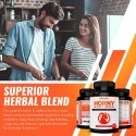 Horny Goat Weed for Men and Women - [1590 Maximum Strength] - Stamina, Endurance, Circulation, Joint & Back Support - Maca Root, Ginseng, Yohimbine, Tribulus, L-Arginine - USA Made - 60 Count