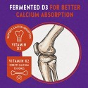 New Chapter Calcium Supplement – Bone Strength Organic Plant Calcium with Vitamin K2 + D3 + Magnesium, Vegetarian, Gluten Free - 120 Count (40 Day Supply)