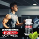 Super Strength 1000mg Horny Goat Weed 120 Capsules with Maca Arginine & Ginseng - Naturally Boost Your Health, Workout Performance, Endurance & Energy, Joint Health for Men & Women (120C)