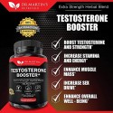 Extra Strength Testosterone Booster - Naturally Boost Your Stamina, Endurance, Strength & Energy for Men & Women - Burn Fat & Build Lean Muscle Mass Today