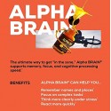 Onnit Alpha Brain Premium Nootropic Brain Supplement, 90 Count, for Men & Women - Caffeine-Free Focus Capsules for Concentration, Brain & Memory Support - Brain Booster Cat's Claw, Bacopa, Oat Straw