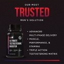 Testosterone Booster for Men - Ultra Black Men's Supplement - for Strength, Drive and Energy Made in The USA - Male Enhancing Supplement - 60 caps