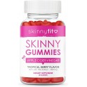 SkinnyFit Skinny Gummies Apple Cider Vinegar Gummies w/ The Mother, Healthy Weight, Immune Support, Vitamin B9, B12, Beetroot, Pomegranate, Vegan-Friendly, 60 Count