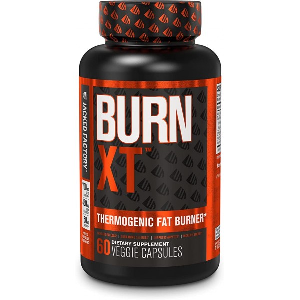 Burn-XT Thermogenic Fat Burner - Weight Loss Supplement, Appetite Suppressant, & Energy Booster - Premium Fat Burning Acetyl L-Carnitine, Green Tea Extract, & More - 60 Natural Veggie Diet Pills