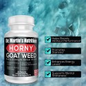 Super Strength 1000mg Horny Goat Weed 120 Capsules with Maca Arginine & Ginseng - Naturally Boost Your Health, Workout Performance, Endurance & Energy, Joint Health for Men & Women (120C)