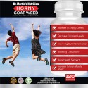 Super Strength 1000mg Horny Goat Weed 120 Capsules with Maca Arginine & Ginseng - Naturally Boost Your Health, Workout Performance, Endurance & Energy, Joint Health for Men & Women (120C)