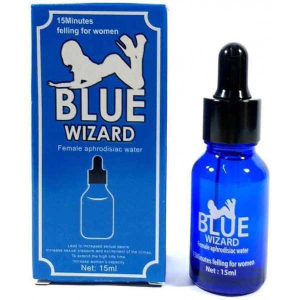 Blue Wizard Women Female Sex Drops Spanish Fly Aphrodisiac Liquid Enhancer 15ml