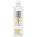 LubeLife Water-Based Personal Lubricant, Lube for Men, Women and Couples, Non-Staining, 8 Fl Oz