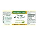 Nature's Bounty Horny Goat Weed w/Maca, 60 Capsules