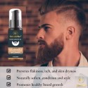 Ultimate Fine Beard Oil  100% Natural With Organic Tea Tree, Argan, And Jojoba Oil  Softens, Smooth, Shine & Strengthen Beard & Mustache Growth 